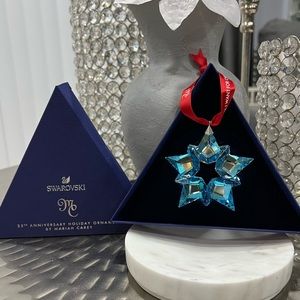 New Swarovski original box and Sleeve Mariah Carey  Holiday Ornament